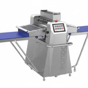 Laminadora de masa industrial para hojaldres, croissants y pastas en panadería de producción media y alta