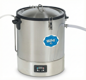 Mini pasteurizador de leche en acero inoxidable