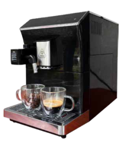 Cafetera automática premium con pantalla táctil para cafeterías