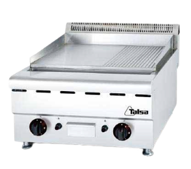Plancha de mesa a gas de 4 quemadores — DLZ Foods